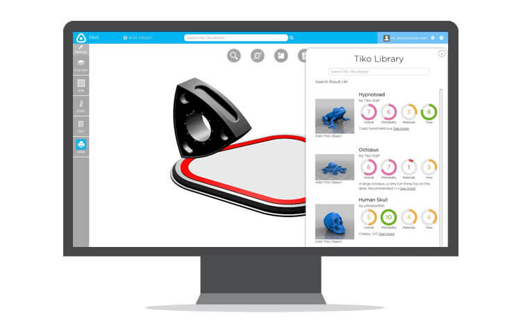 3D viewer interface screenshot