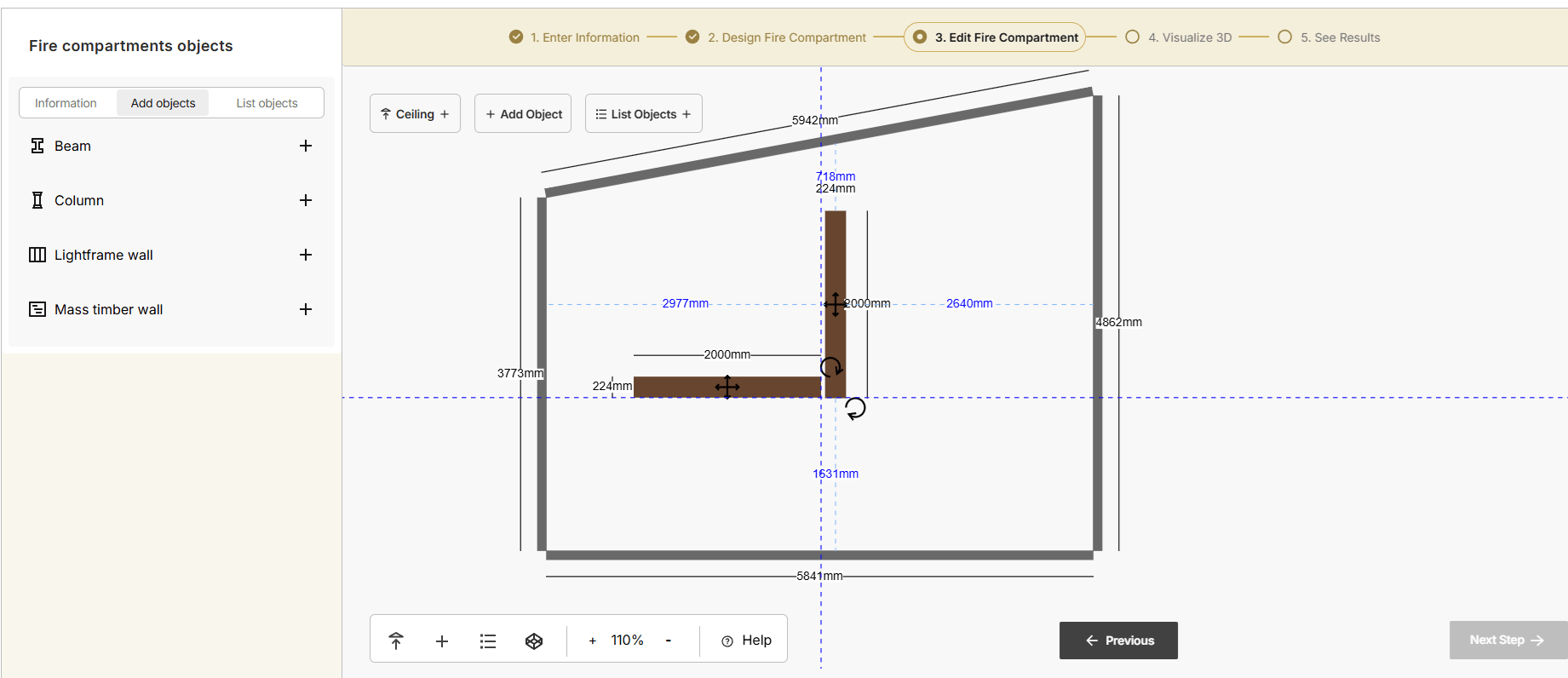 Online visualization interface screenshot